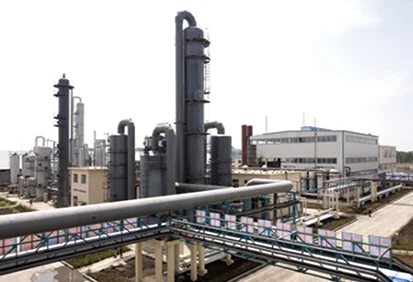 Corn deep-processing projects — Towers and plant buildings