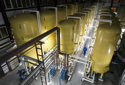 Corn deep-processing projects — Tanks and platforms